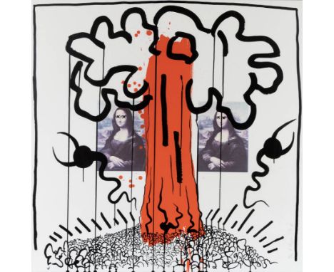Keith Haring (1958-1990), Plate 1 from 'Apocalypse', signed, dated, and numbered in pencil '90/90 K. Haring '88' (lower right