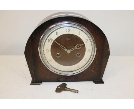 a Smiths oak cased mantle clock (needs attn) 