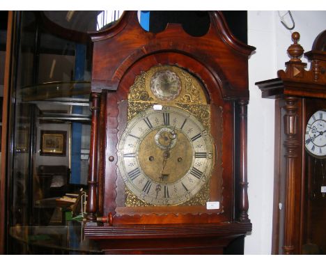 John Pashler of London antique mahogany cased eight day Grandfather clock with separate second hand