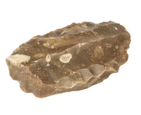 Neolithic Flint. A Neolithic flint (Livre de beurre) from Barrou, Loire, France, the specimen measures 20cm long and weight a