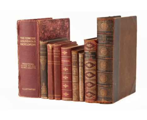 A GROUP OF NINE ASSORTED ANTIQUE BOOKS
Various authors and subjects, including:
All Round The World , W F Ainsworth, 1872, wi