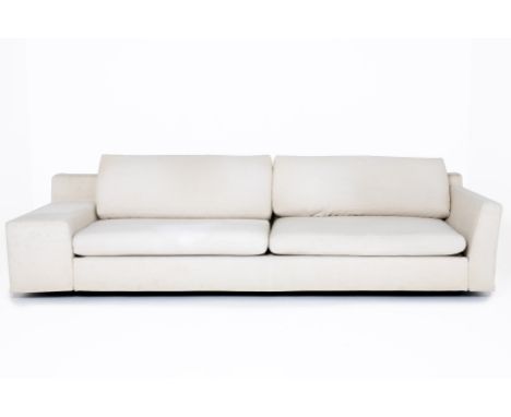 A CASSINA SOFA DESIGNED BY PHILLIPE STARCK
Cream upholstered fabric with a narrow right arm and wide left arm
Cassina
84cm (6