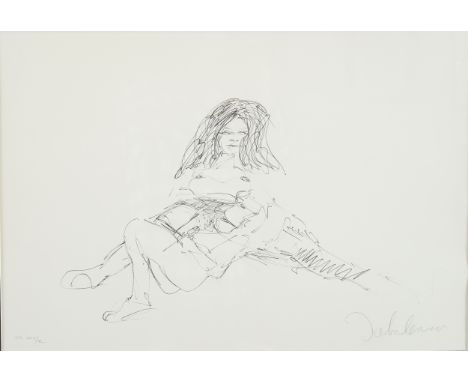 John Lennon (1940-1980). Lithograph titled Erotic #1 from Lennon's 1969 Bag One Series, which was created in honor of his hon