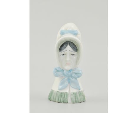 Royal Worcester extinguisher - "Old Woman", 9cms.