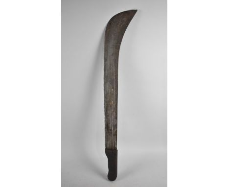 A Vintage Far Eastern Machete, 73cms Long 