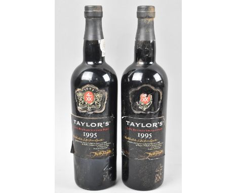 Two Bottles of 1995 Taylor's Late Bottled Vintage Port 