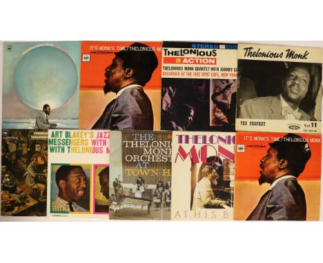 THELONIOUS MONK - UK/EU LPs - Another marvelous collection of LPs with 9 here. Titles are It's Monk's Time (CBS orange/black 