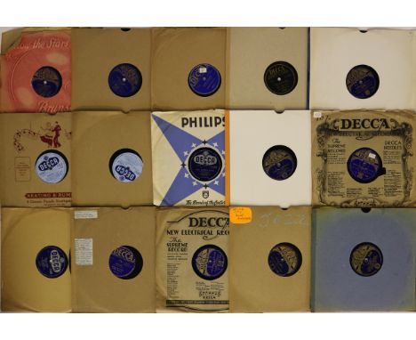 (JAZZ) 78s - DECCA - A great collection of over 130 x (mainly 10") 78s, with many collectable recordings. Including early rel