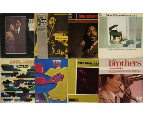 JAZZ - LPs - A groovin' collection of 62 x LPs. Artists/titles include Oscar Peterson, Earl Hines, Grassella Oliphant Quartet