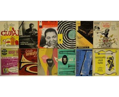 JAZZ 10" - A lovely collection of 97 x early 10" recordings. Artists/titles include Teddy Wilson Quintet, Joe Venuti and Eddi