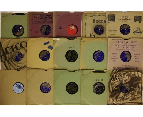 (JAZZ) 78s - DECCA - A great collection of over 130 x (mainly 10") 78s, with many collectable recordings. Including early rel
