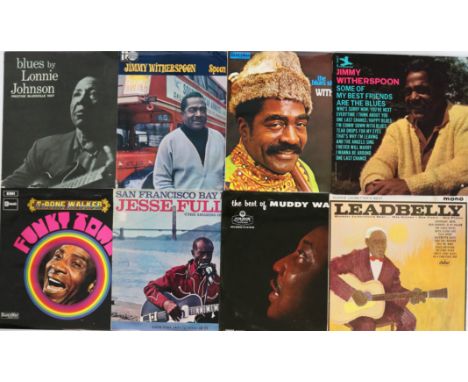 BLUES/SOUL LPs - A fantastic collection of 43 x LPs taking us from early Folk-Blues to stomping R&B! Artists/titles include L