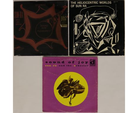 SUN RA - Entering the world of Sun Ra with these 3 x essential LPs. Titles are The Heliocentric Worlds Of Sun Ra (1966 mono i