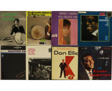JAZZ - LPs - A groovin' collection of 59 x LPs. Artists/titles include Jack Melrose - Trumpet Moods (Felsted SPD 3003), Nancy
