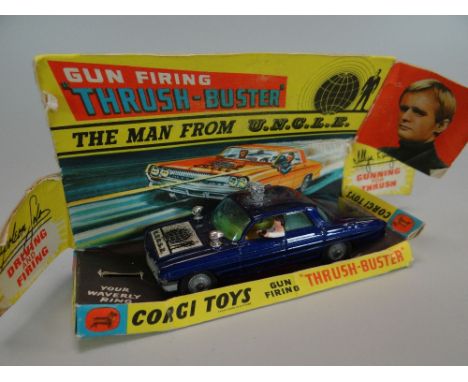 A BOXED CORGI TOYS THE MAN FROM UNCLE GUN FIRING 'THRUSH BUSTER'