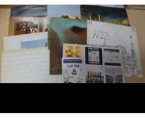 Records : Pink Floyd impressive collection of 9 LP's - sleeves vgc, vinyls vg/exc cond.(*coming next* -our first record aucti