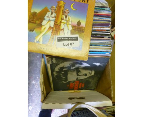 Records : A box of 1960's related albums incl Cochran, Vincent, Rolling Stones etc.