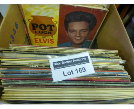 Records : 60+ Elvis Presley albums incl picture discs, generally good cond.