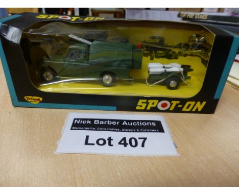Die-cast : Spot-On Triang - Army Rocket Launcher No. 419, box original, slightly battered, model looks to be vgc.