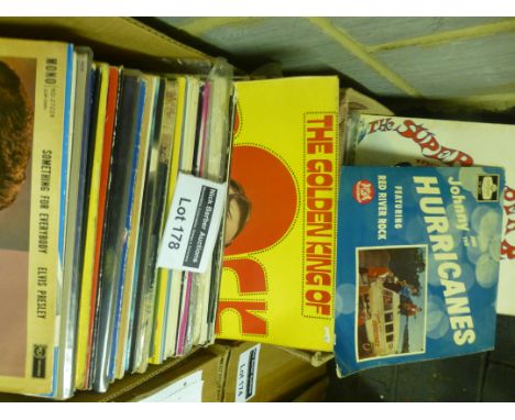 Records : 80+ 1960's and blues related albums, incl Chuck Berry, Gene Vincent, Elvis etc.