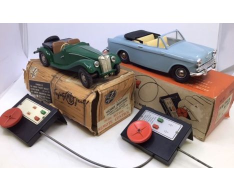 Victory Industries: A Victory Industries 1:18 scale battery operated Hillman Minx Convertible, together with a Victory Indust