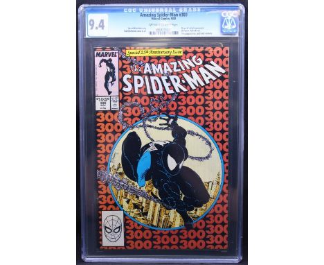 Marvel Comics: Amazing Spider-Man #300, May 1988, Origin &amp; First Full appearance of Venom (Eddie Brock). Thing appearance
