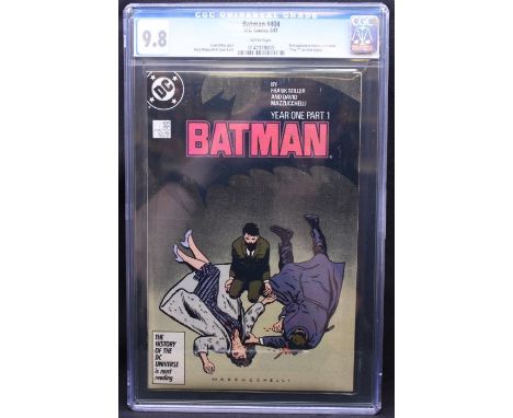 D.C. Comics: Batman #404, February 1987. First appearance modern Catwoman. "Year 1" Storyline begins. CGC 9.8. White Pages.