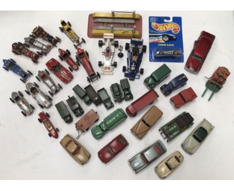 Diecast: A collection of assorted diecast to include, Corgi, Dinky, Matchbox, Brummell, some with damage. Please study pictur