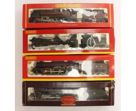 Hornby: A collection of four boxed Hornby OO Gauge locomotives to comprise: (Trafford Model Centre) TMC3 Duchess of Hamilton;