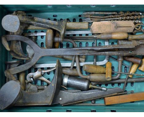 A quantity of vintage tools.