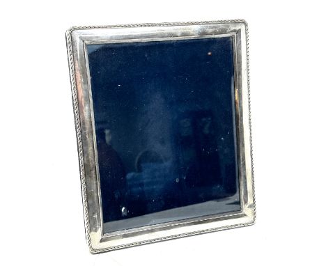 Large vintage silver picture frame measures approx 29cm by 24cm