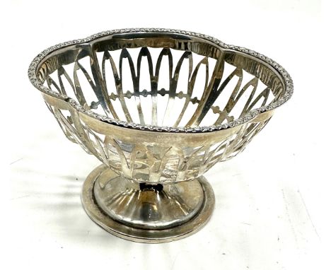 Vintage silver sweet dish by mappin &amp; webb Birmingham silver hallmarks measures approx 9cm dia height 6cm