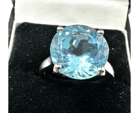 Gemporia Sky Blue Topaz Ring in Sterling Silver 10cts with c.o.a