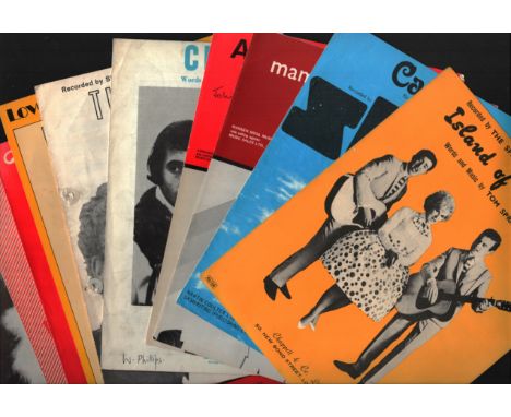 Sheet Music collection. Island of dreams, Mamma never told me, Cecilia, The Boxer, Love is the sweetest thing and more. Up to