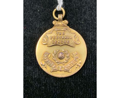 John Smith Coventry City Division 3 winners medal 1963/64 season: 9ct gold, the reverse inscribed 1963 - 64 season J Smith.  