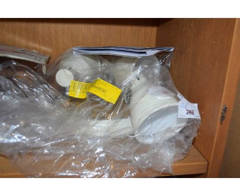 Three spotlight ceiling light fitting