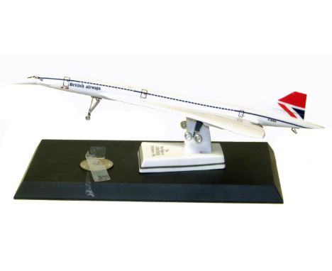 Royal Worcester first flight of Concorde model 194/750 Condition reports are not available for our Interiors Sales