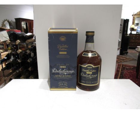 Dalwhinnie 1989 The Distillers Edition, Double Matured Single Highland Malt Scotch Whisky, bottled 2004, 1ltr, boxed 