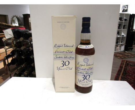 Arran Royal Island 30 years Old Finest Old Scotch Whisky, 70cl boxed