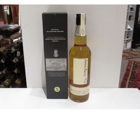 The Arran Malt Distillary Robert Burns World Federation Blended Scotch Whisky, 70cl boxed