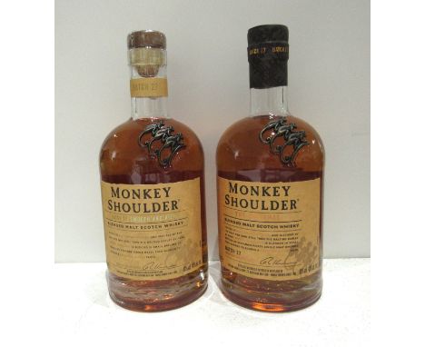 Monkey Shoulder The Original Batch 27 Blended Malt Scotch Whisky, 700ml x 2