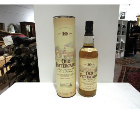 Old Fettercairn 10 years Old Single Highland Malt Scotch Whisky, 70cl in tube