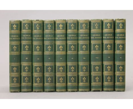 Macdonald (George), Works of Fancy and Imagination, first edition, 10 vols, fine set in original green cloth, Strahan and Co.