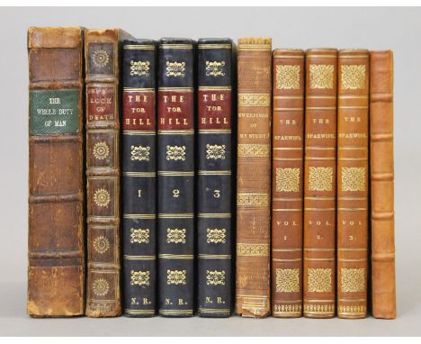 Smith (Horace), The Tor Hill, first edition, 3 vols, half calf 1826; together with Galt (John), The Spaewife, first edition, 