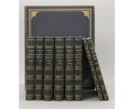 Dutuit (Eugene), L'Oeuvre Complet de Rembrandt, 2 vols and 4 vols of plates (363 plates), plus supplement and supplement volu