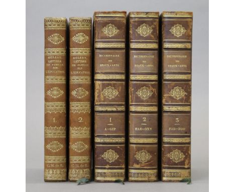 Guizot (Mme), Education Domestique ou Lettres de Famille sur L'Education, 2 vols, first edition, full tree calf, 1826; togeth