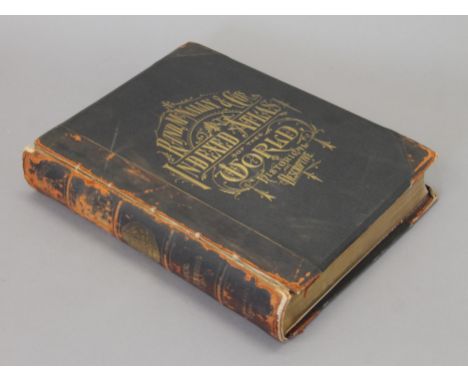 Rand, McNally and Co., Indexed Atlas of the World, folio work, spine partly detached, Rand, McNally, 1884.