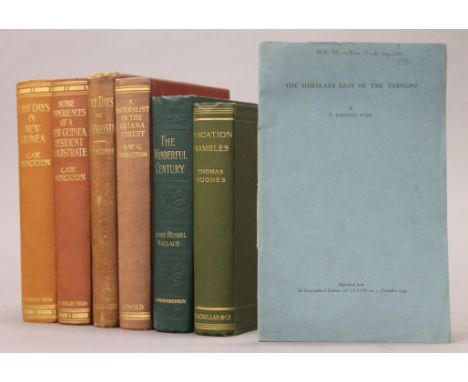 Ward (F Kingdom), The Himalaya East of the Tsangpo, reprint from the Geographical Journal, inscribed presentation copy, 1934;