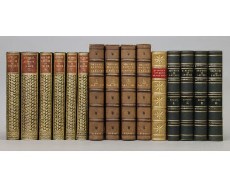 Brunel (J Ch), Manuel du Libraire et de L'Amateur de Livres,  first edition, 4 vols, nicely bound in full brown calf, Bruxell