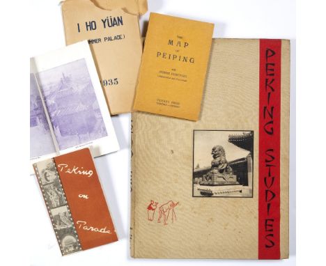 (Book) Peking Studies by Ellen Catleen, printed Shanghai, Kelly &amp; Walsh Limited 1933, sketches by F.H. Schiff, monochrome
